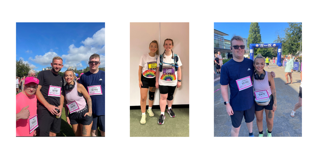 Pictures of Emma and people supported by Cartrefi at previous races