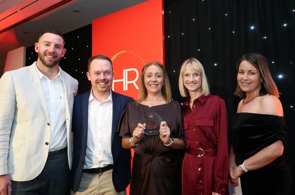 Image: Alison, Nia and Will accepting the Employee Engagement Award