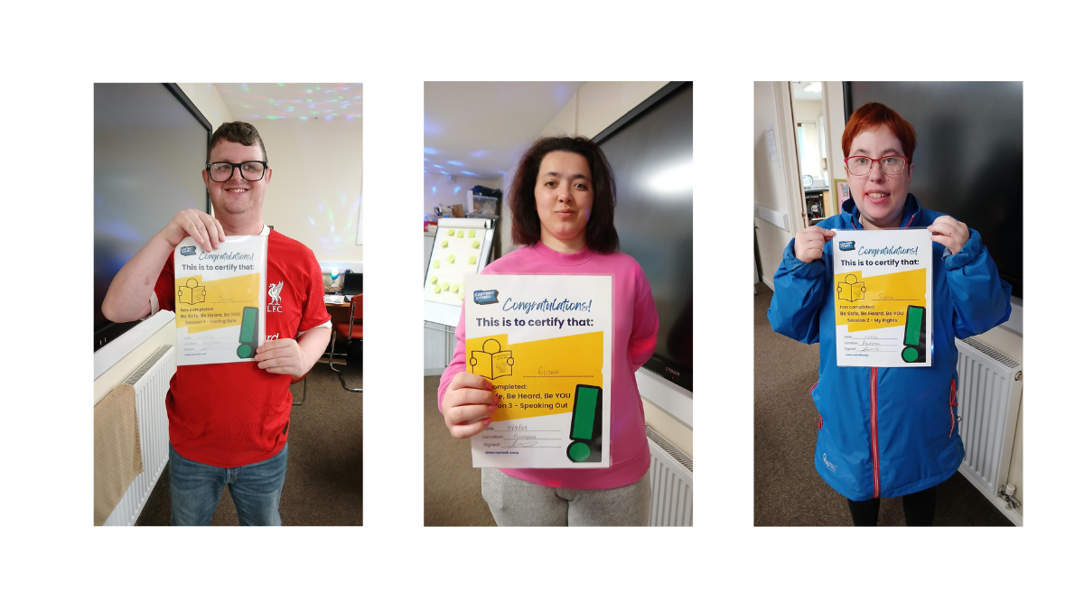 Upon completing the sessions everyone gets a certificate